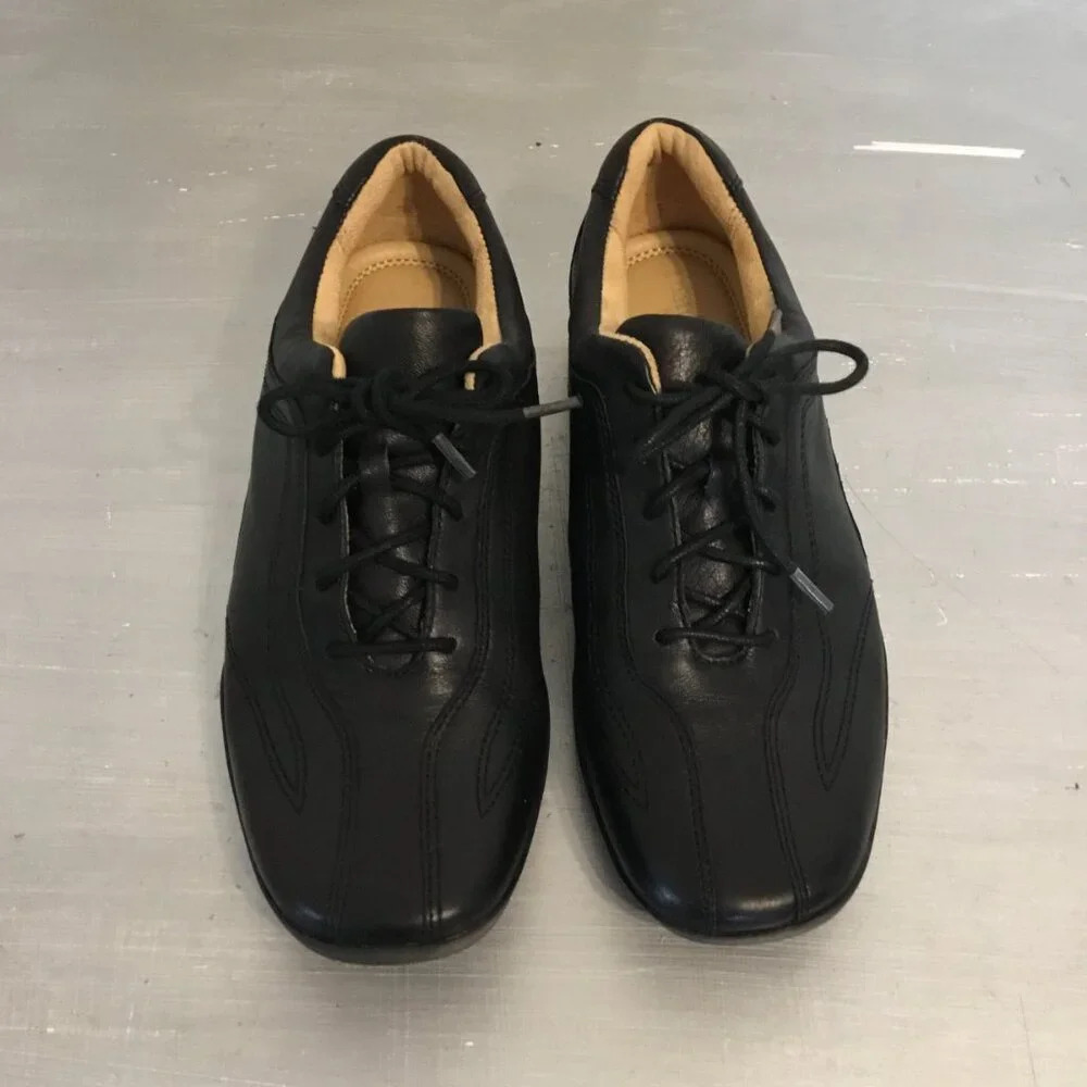 Naturalizer 5 N Comfort Nickie Walking Shoes Sneaker Lace Up Leather SZ 8 M